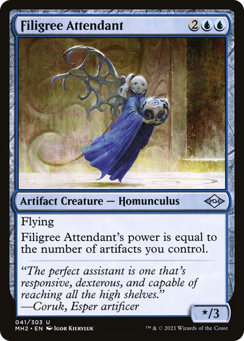 Filigree Attendant (MH2-041)  Foil - Modern Horizons 2