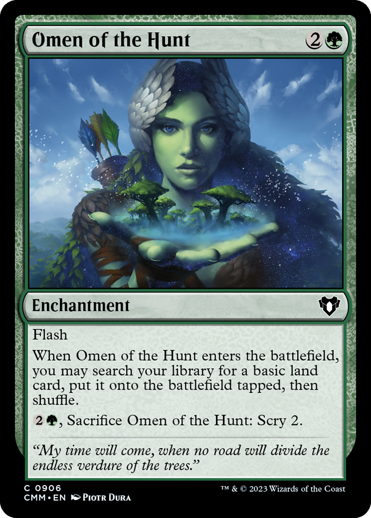Omen of the Hunt (CMM-906)  - Commander Masters