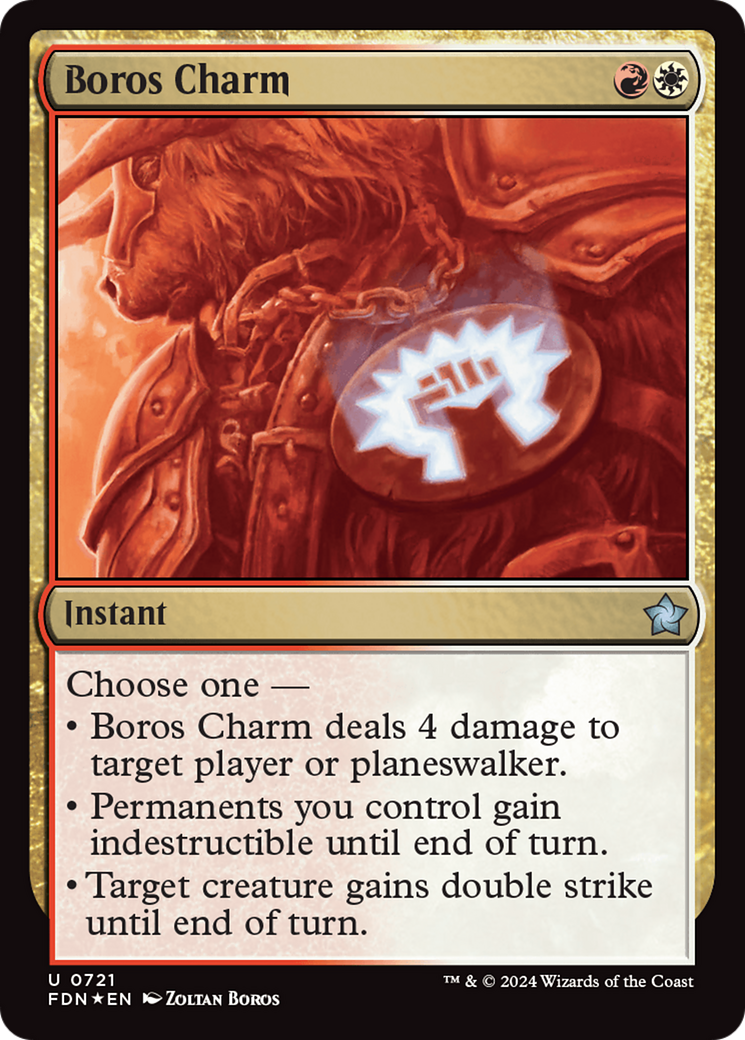 Boros Charm (FDN-721)  Foil - Foundations
