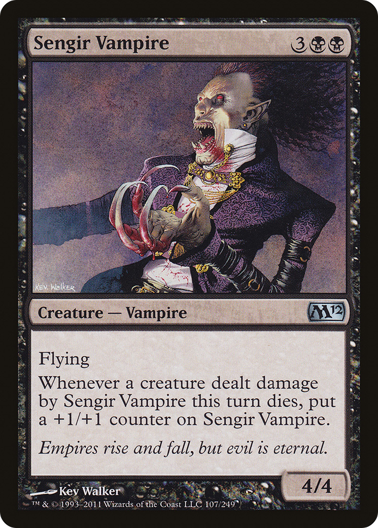 Sengir Vampire (M12-107)  Foil - Magic 2012