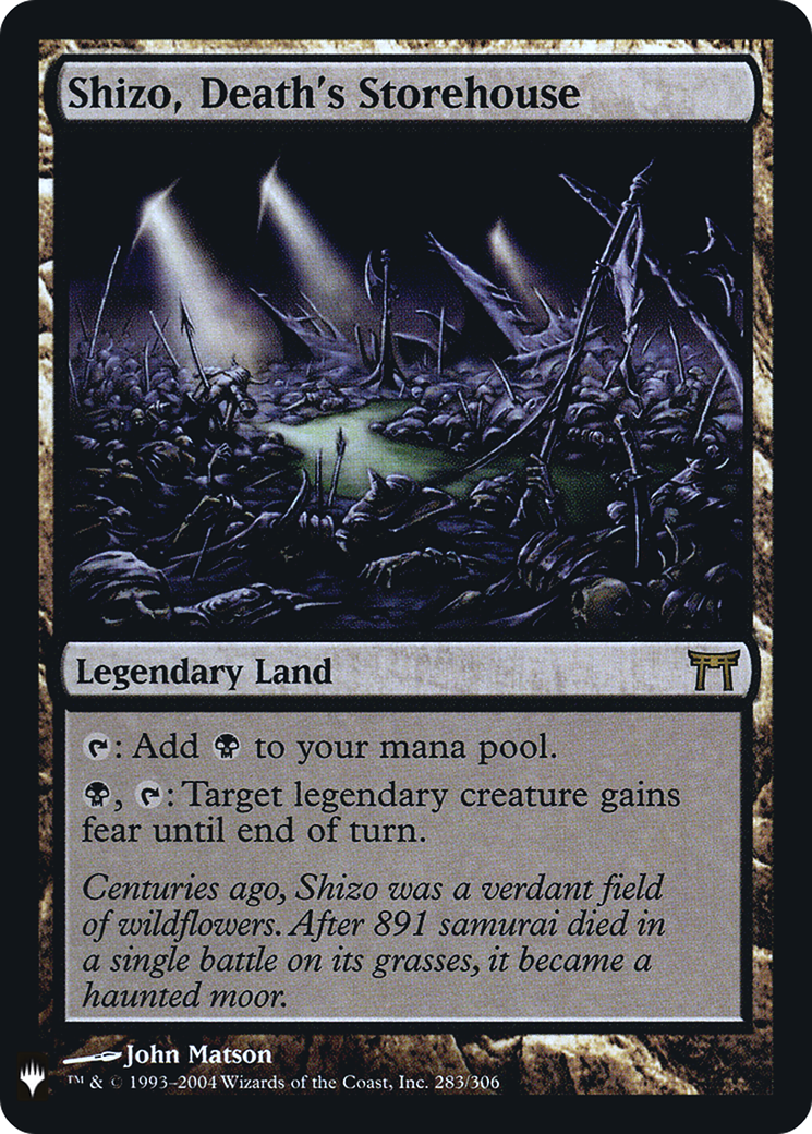 Shizo, Death's Storehouse (LIST-283)  Foil - The List