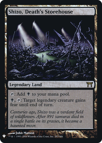 Shizo, Death's Storehouse (LIST-283)  Foil - The List