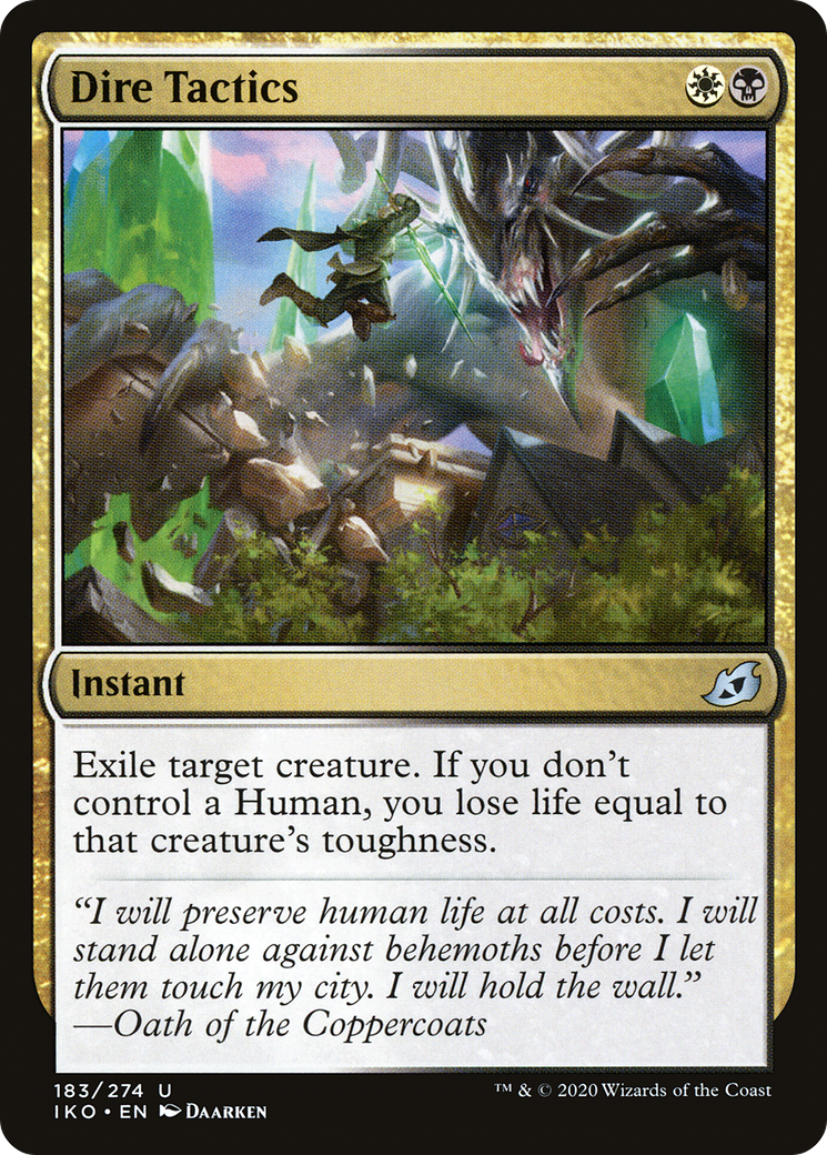 Dire Tactics (IKO-183)  Foil - Ikoria: Lair of Behemoths