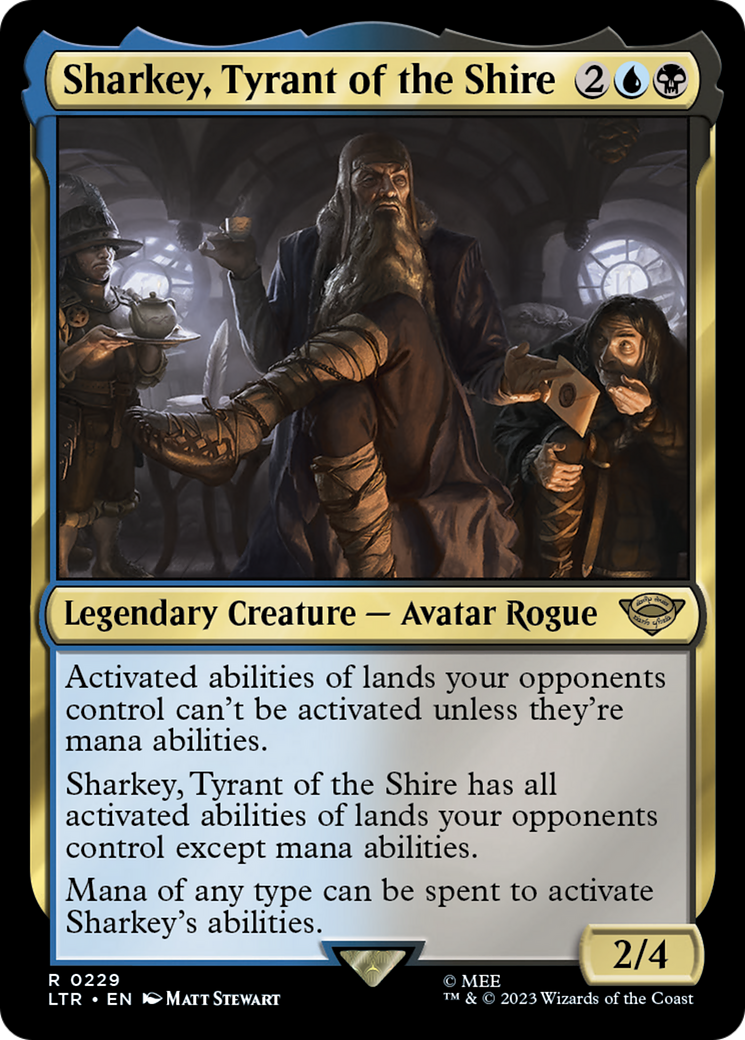 Sharkey, Tyrant of the Shire (LTR-229) - The Lord of the Rings: Tales of Middle-earth Foil