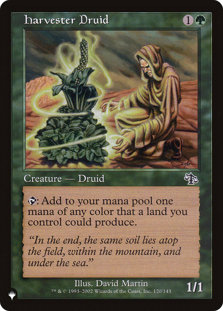 Harvester Druid (LIST-JUD-120)  - The List