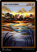 Snow-Covered Plains (PixelSnowLands.jpg) (SLD-325)  Foil - Secret Lair Drop