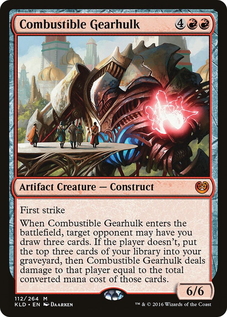 Combustible Gearhulk (KLD-112)  - Kaladesh