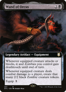 Wand of Orcus (Extended Art) (AFC-297)  - Forgotten Realms Commander: (Extended Art)