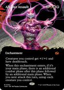All-Out Assault (Borderless) (TDM-352)  Foil - Tarkir: Dragonstorm: (Showcase, enchantment)