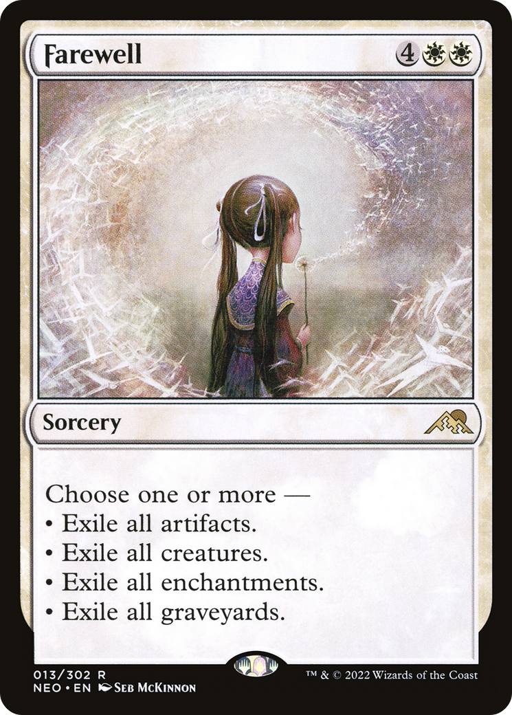 Farewell (NEO-013)  Foil - Kamigawa: Neon Dynasty