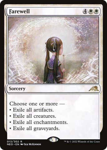 Farewell (NEO-013)  Foil - Kamigawa: Neon Dynasty