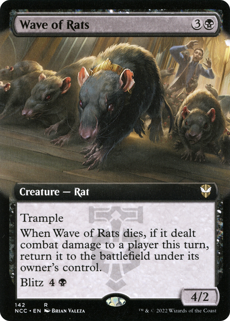 Wave of Rats (Extended Art) (NCC-142) - New Capenna Commander: (Extended Art)