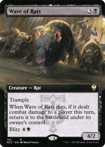 Wave of Rats (Extended Art) (NCC-142)  - New Capenna Commander: (Extended Art)