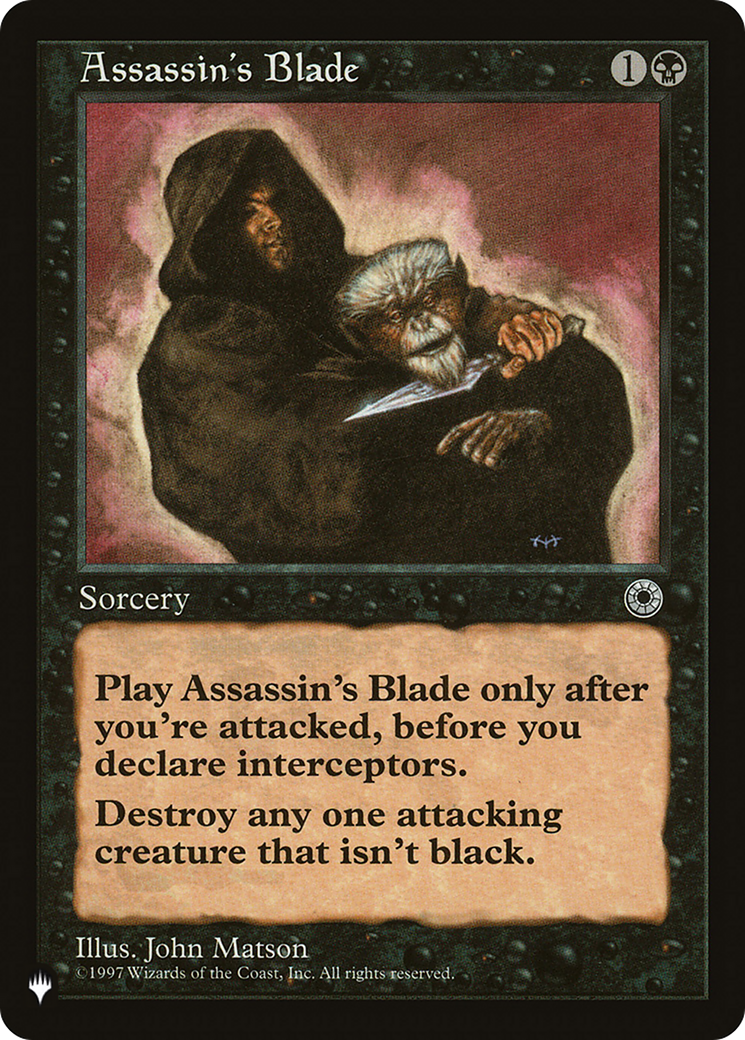 Assassin's Blade (LIST-POR-80)  - The List