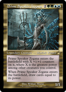 Prime Speaker Zegana (Retro Frame) (RVR-377)  Foil - Ravnica Remastered