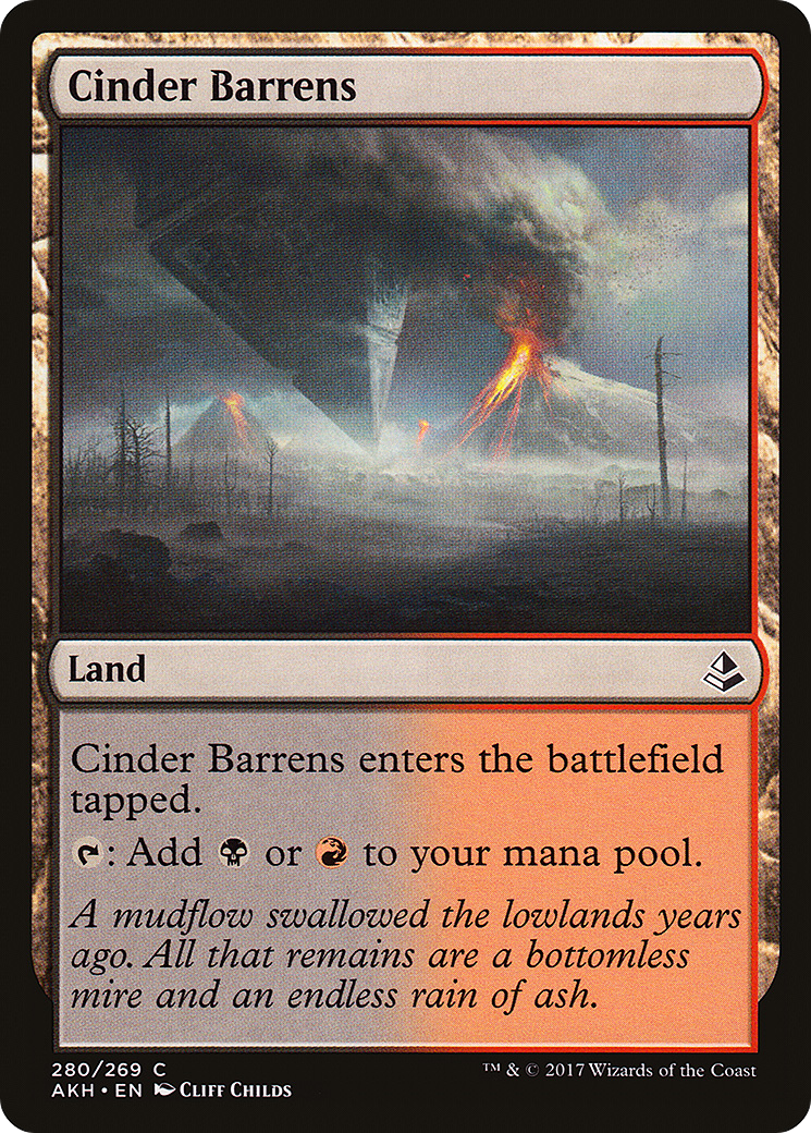 Cinder Barrens (AKH-280)  - Amonkhet