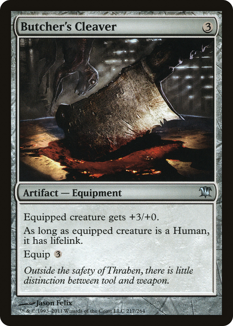 Butcher's Cleaver (ISD-217)  - Innistrad