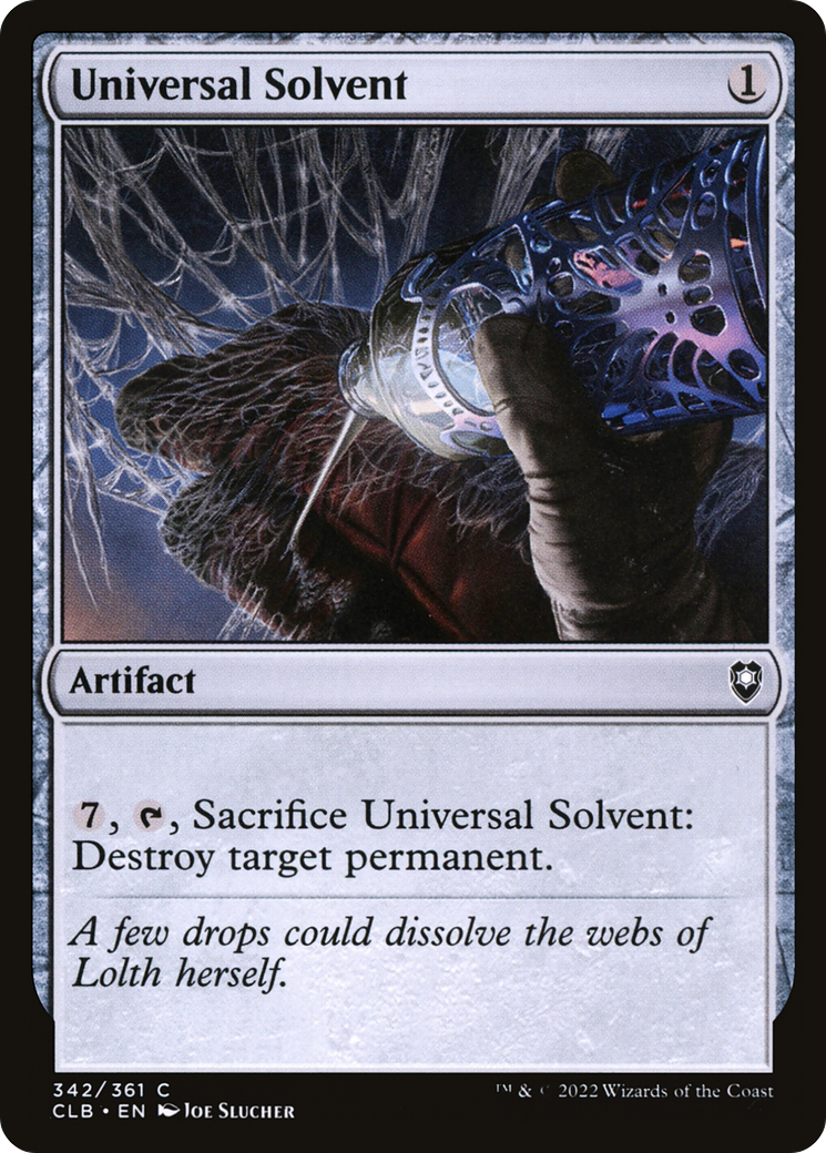 Universal Solvent (CLB-342)  Foil - Commander Legends: Battle for Baldur's Gate
