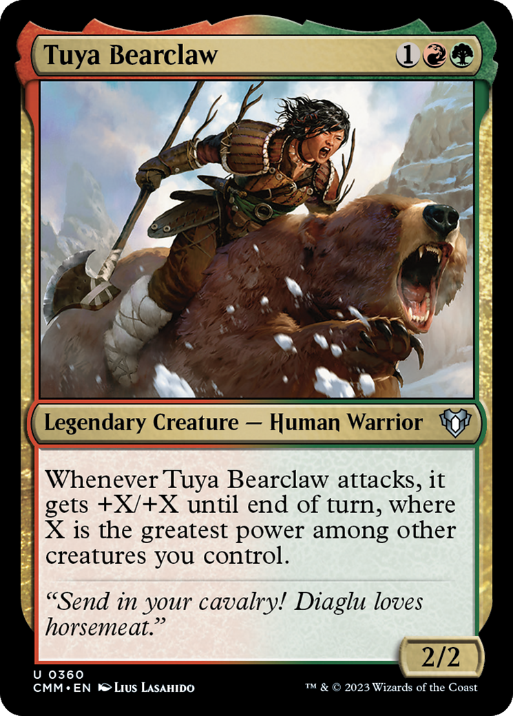 Tuya Bearclaw (CMM-360)  Foil - Commander Masters
