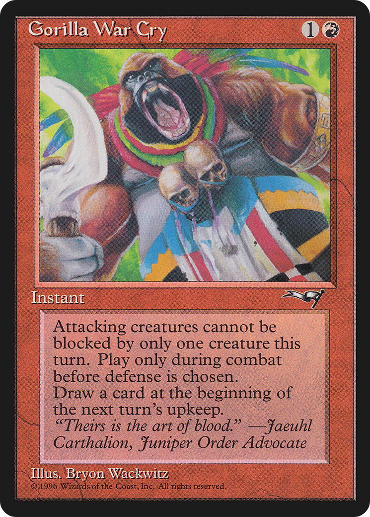 Gorilla War Cry (ALL-109)  - Alliances