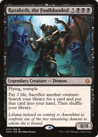 Razaketh, the Foulblooded (HOU-073)  - Hour of Devastation