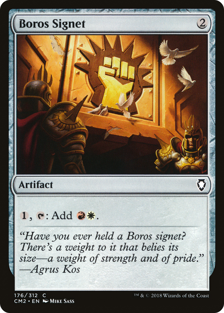 Boros Signet (CM2-176)  - Commander Anthology Volume II
