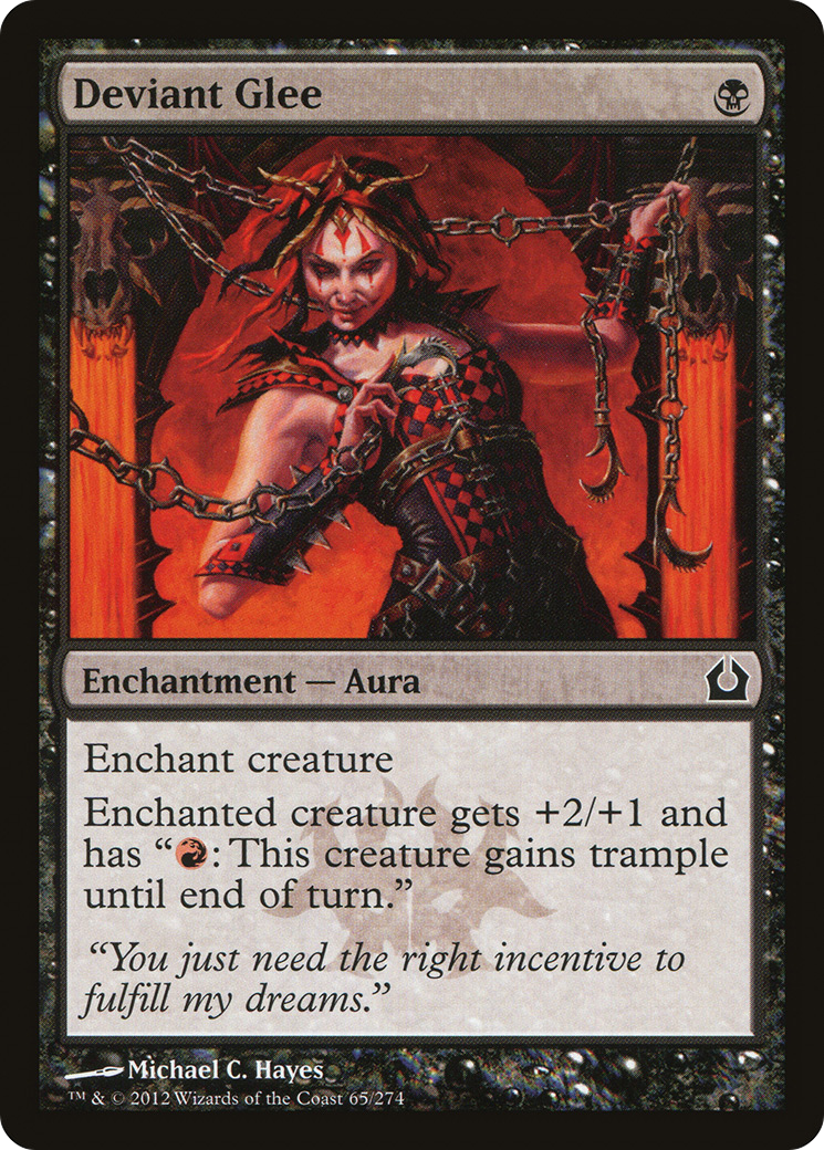 Deviant Glee (RTR-065)  Foil - Return to Ravnica