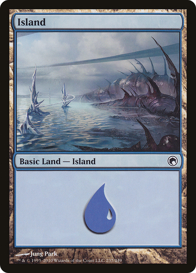 Island (237) (SOM-237)  - Scars of Mirrodin
