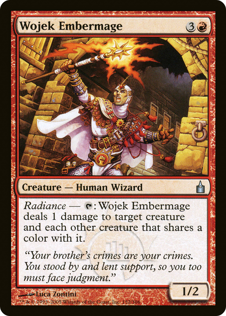 Wojek Embermage (RAV-152)  Foil - Ravnica: City of Guilds