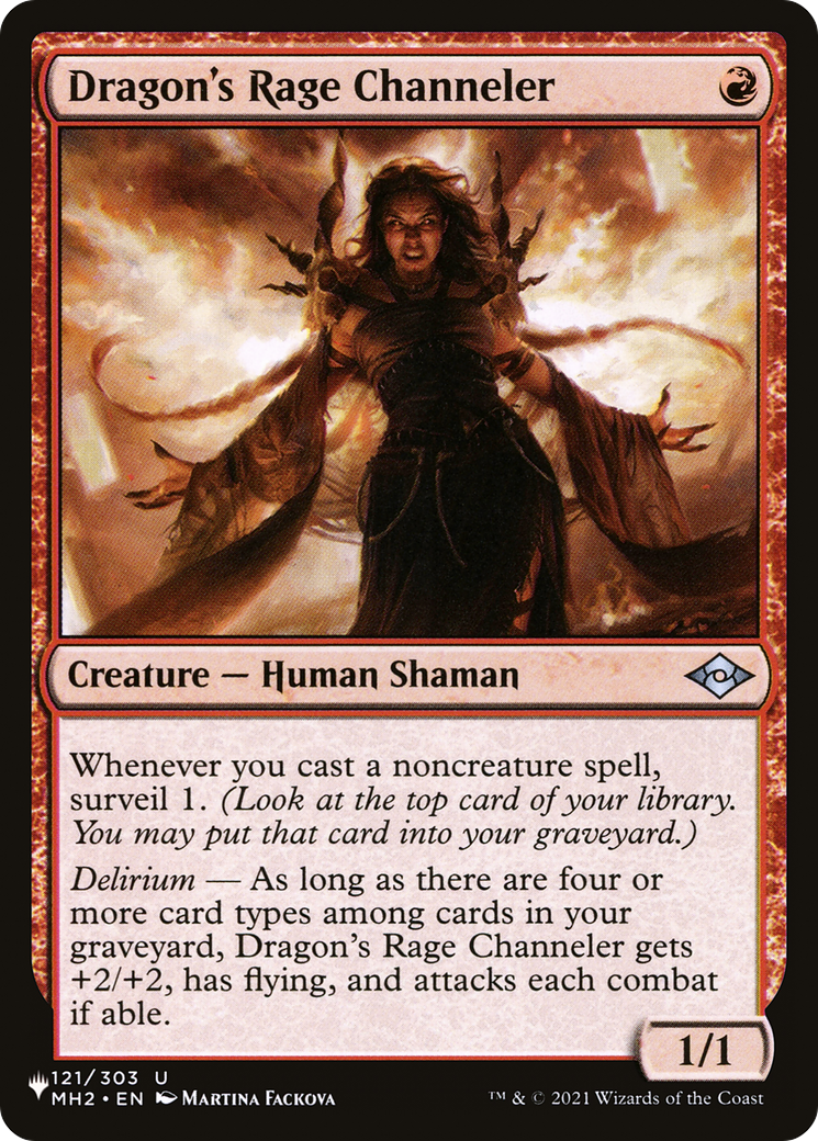 Dragon's Rage Channeler (LIST-121/303)  - The List