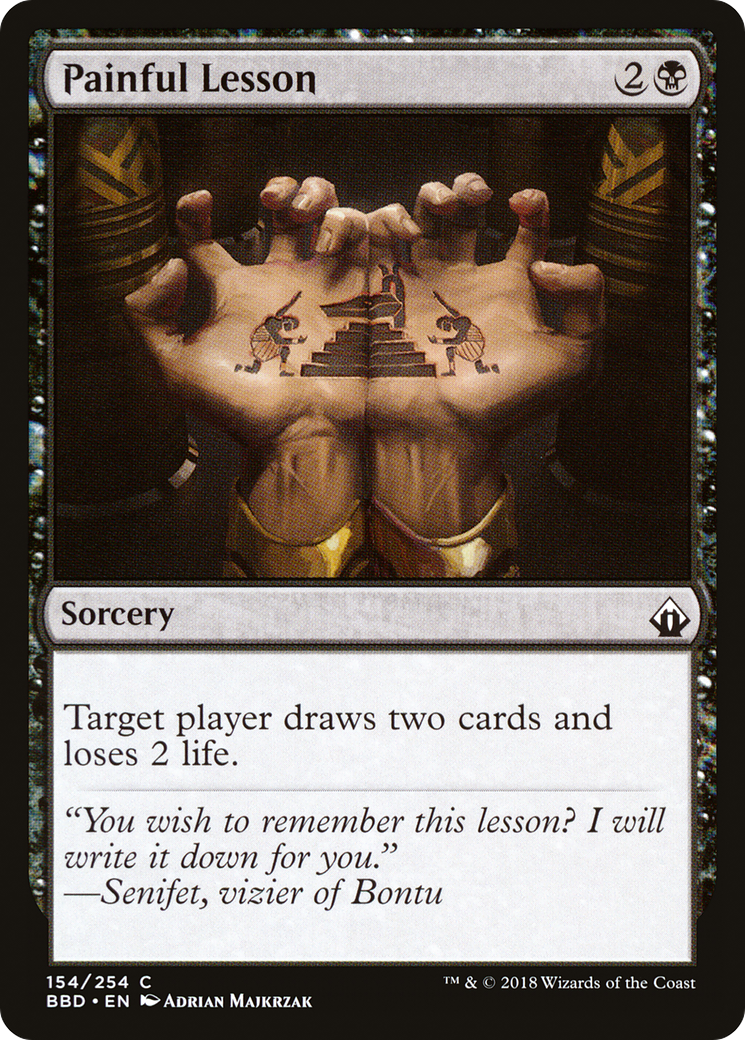 Painful Lesson (BBD-154)  Foil - Battlebond