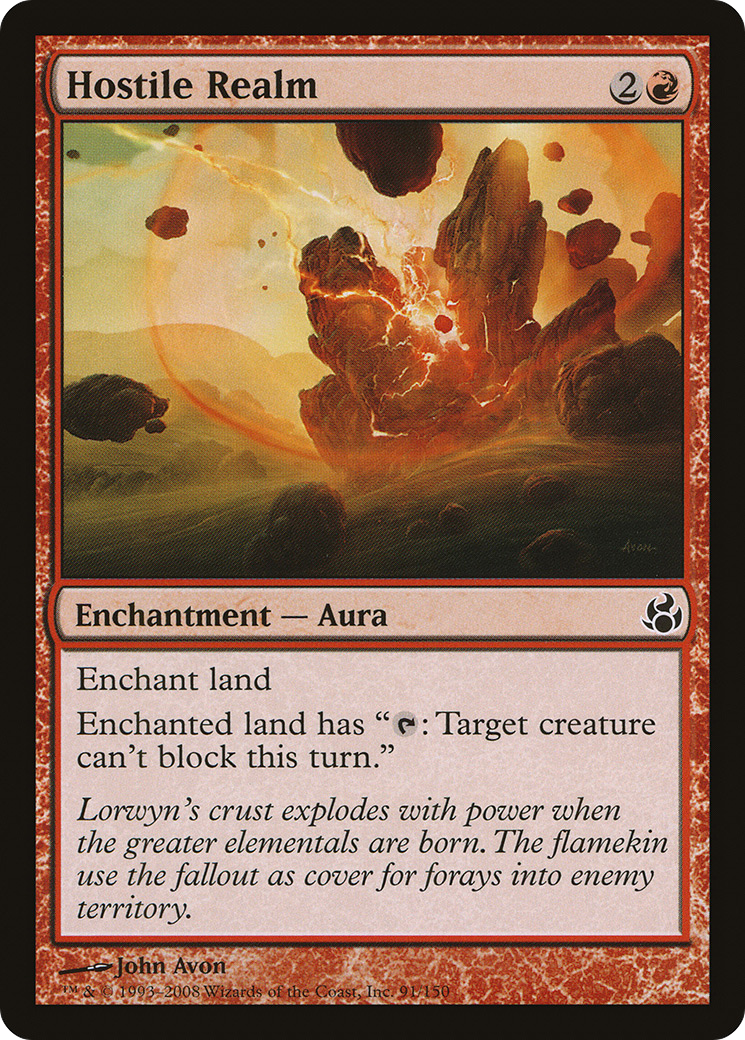 Hostile Realm (MOR-091)  Foil - Morningtide