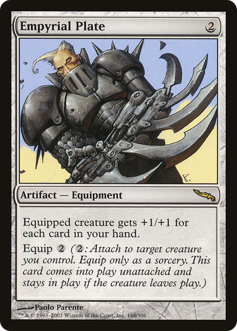 Empyrial Plate (MRD-168)  Foil - Mirrodin