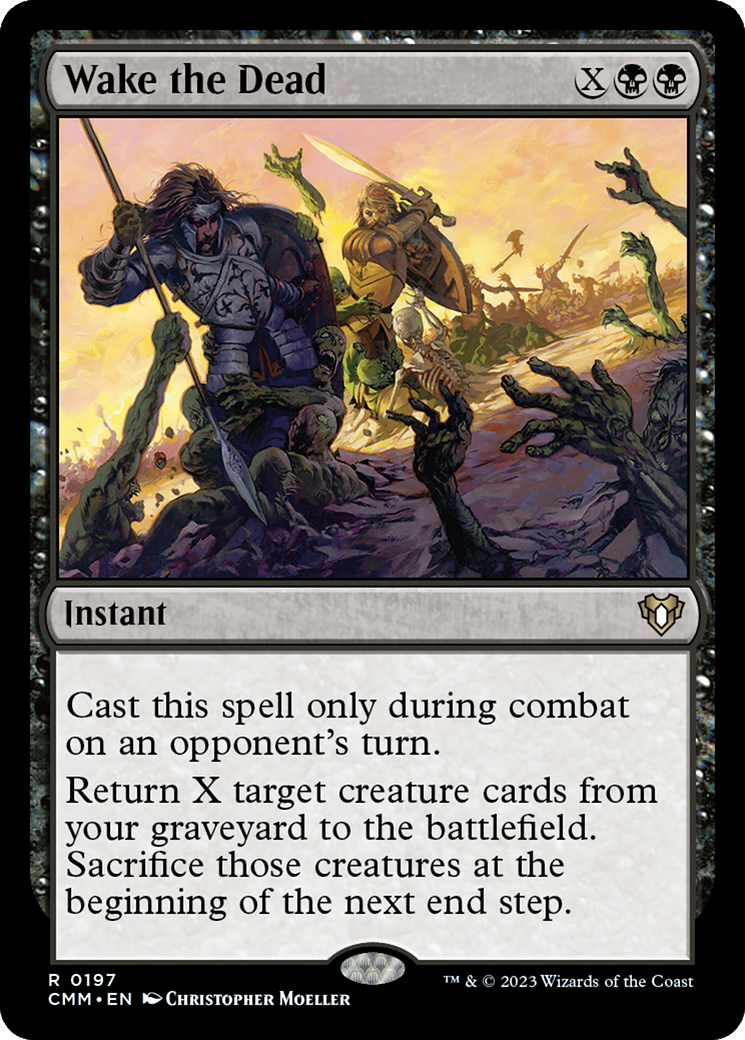 Wake the Dead (CMM-197)  - Commander Masters