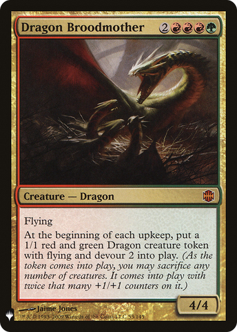 Dragon Broodmother (LIST-053)  - The List