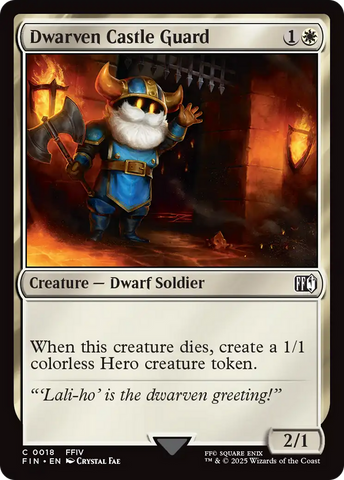Dwarven Castle Guard (FIN-018)  - FINAL FANTASY