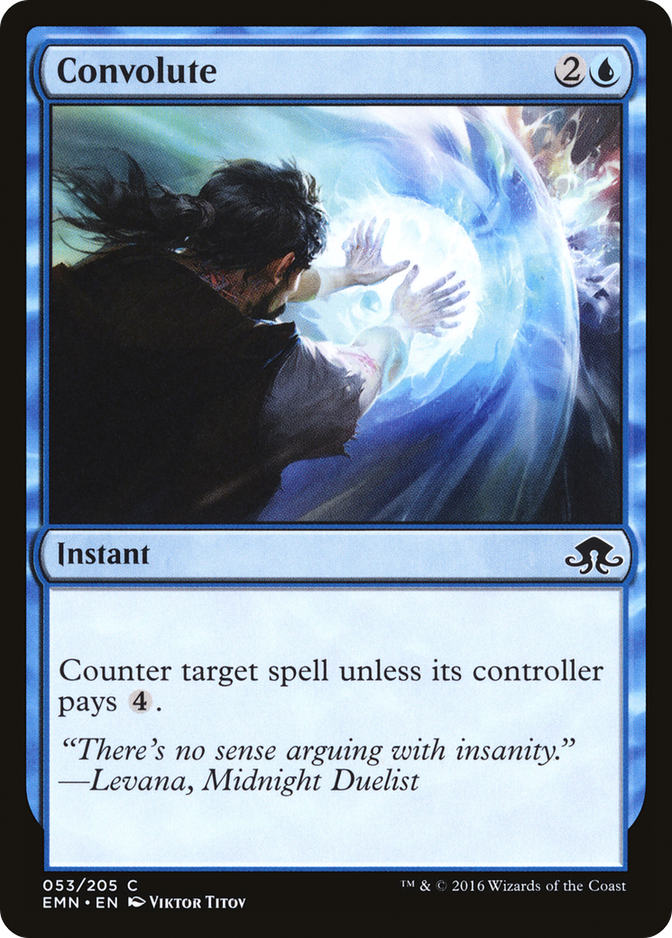 Convolute (EMN-053)  Foil - Eldritch Moon