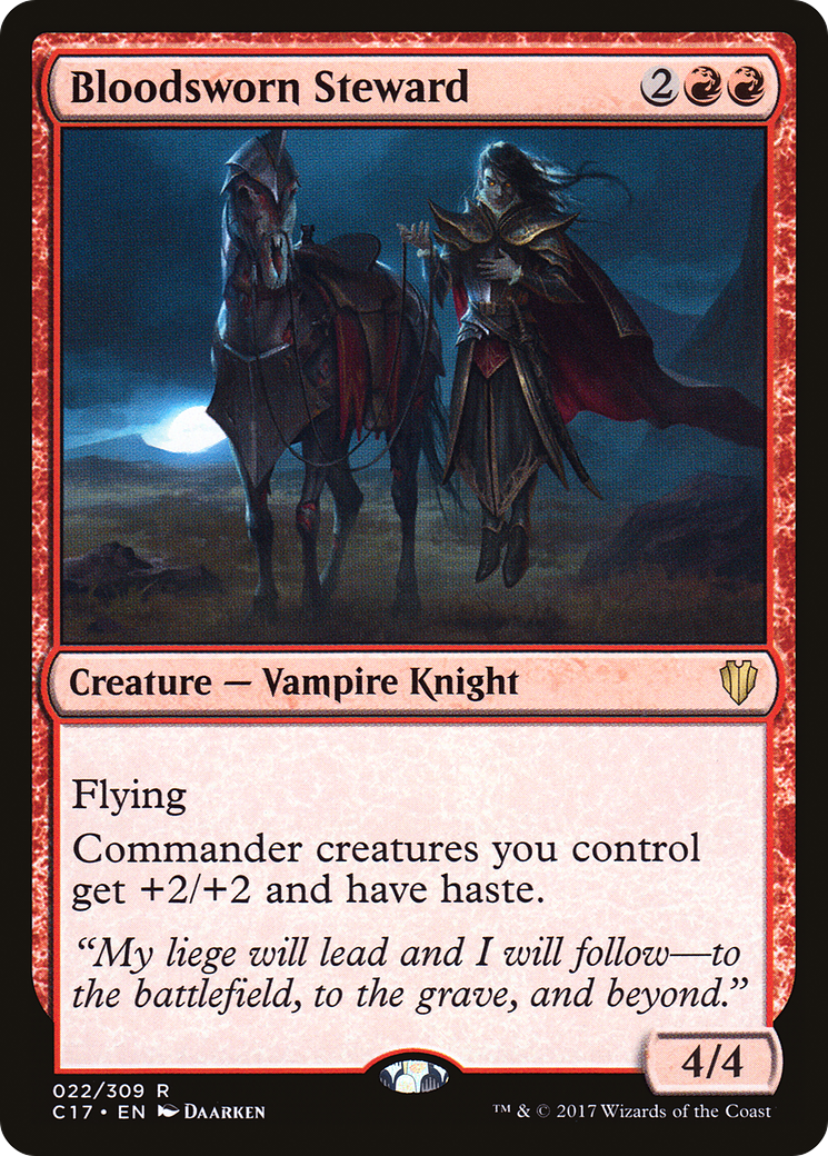 Bloodsworn Steward (C17-022)  - Commander 2017
