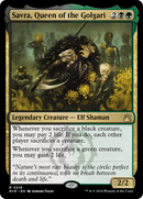 Savra, Queen of the Golgari (RVR-218)  Foil - Ravnica Remastered