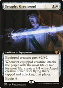 Seraphic Greatsword (Extended Art) (CMR-624)  - Commander Legends: (Extended Art)
