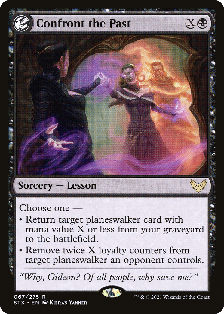 Confront the Past (STX-067)  Foil - Strixhaven: School of Mages: (lesson)