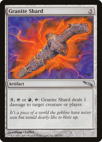 Granite Shard (MRD-182)  Foil - Mirrodin
