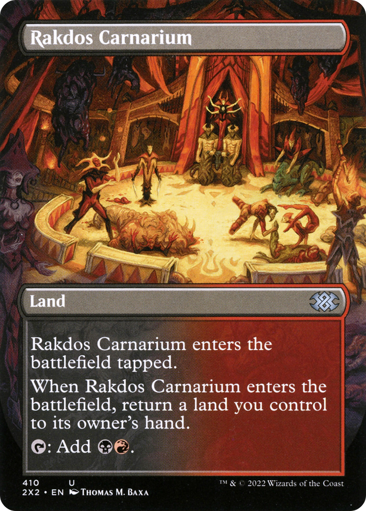 Rakdos Carnarium (Borderless) (2X2-410)  - Double Masters 2022