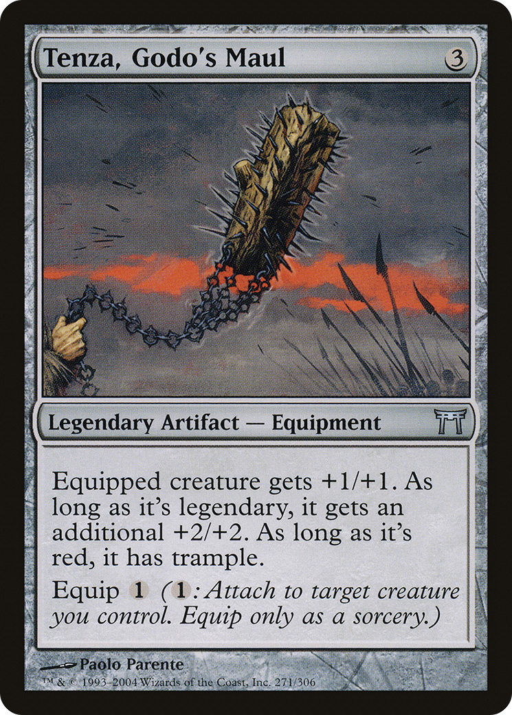 Tenza, Godo's Maul (CHK-271)  Foil - Champions of Kamigawa