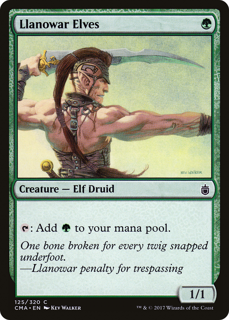 Llanowar Elves (CMA-125)  - Commander Anthology