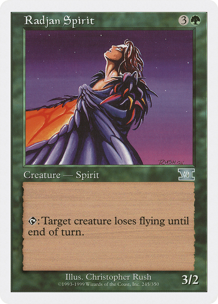 Radjan Spirit (6ED-245)  - Classic Sixth Edition