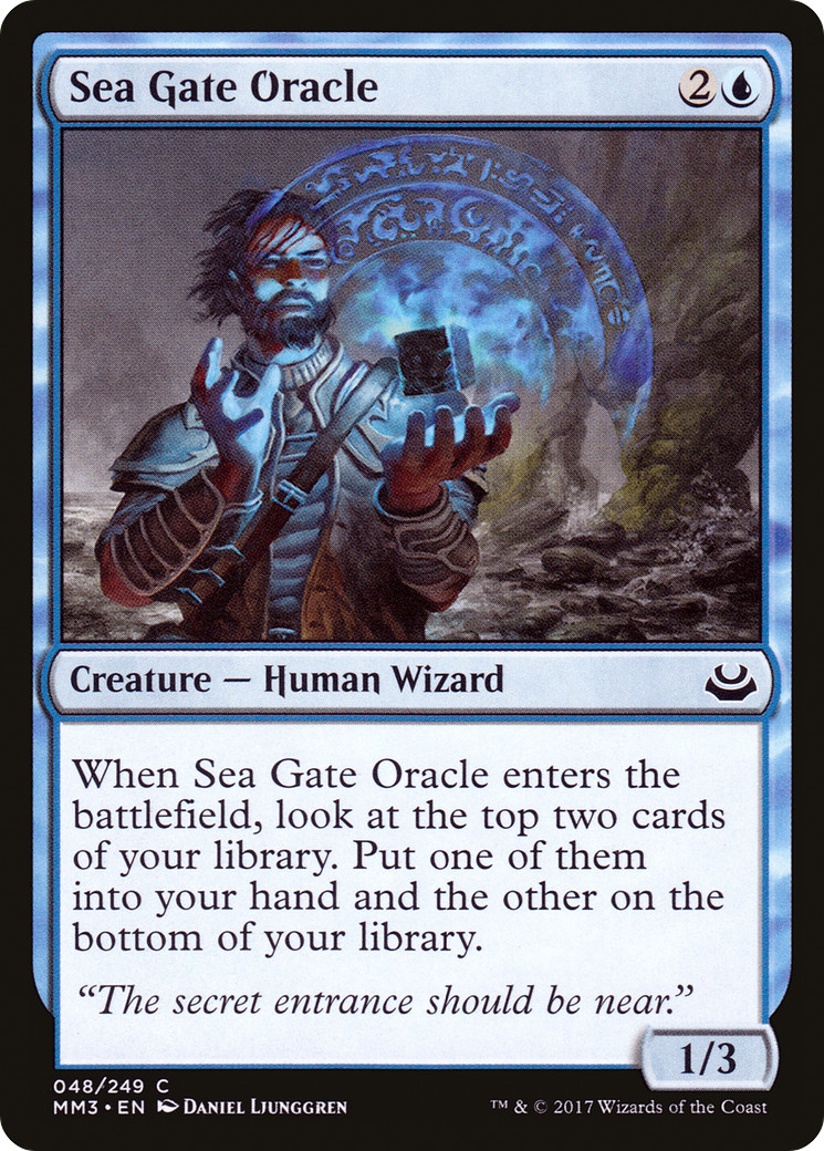 Sea Gate Oracle (MM3-048)  - Modern Masters 2017