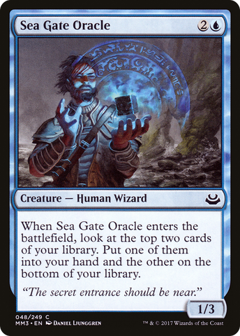 Sea Gate Oracle (MM3-048)  Foil - Modern Masters 2017