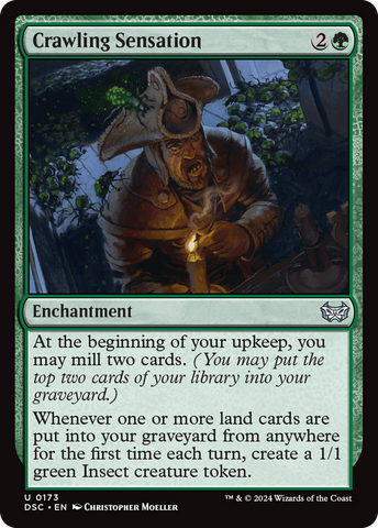 Crawling Sensation (DSC-173)  - Duskmourn: House of Horror Commander