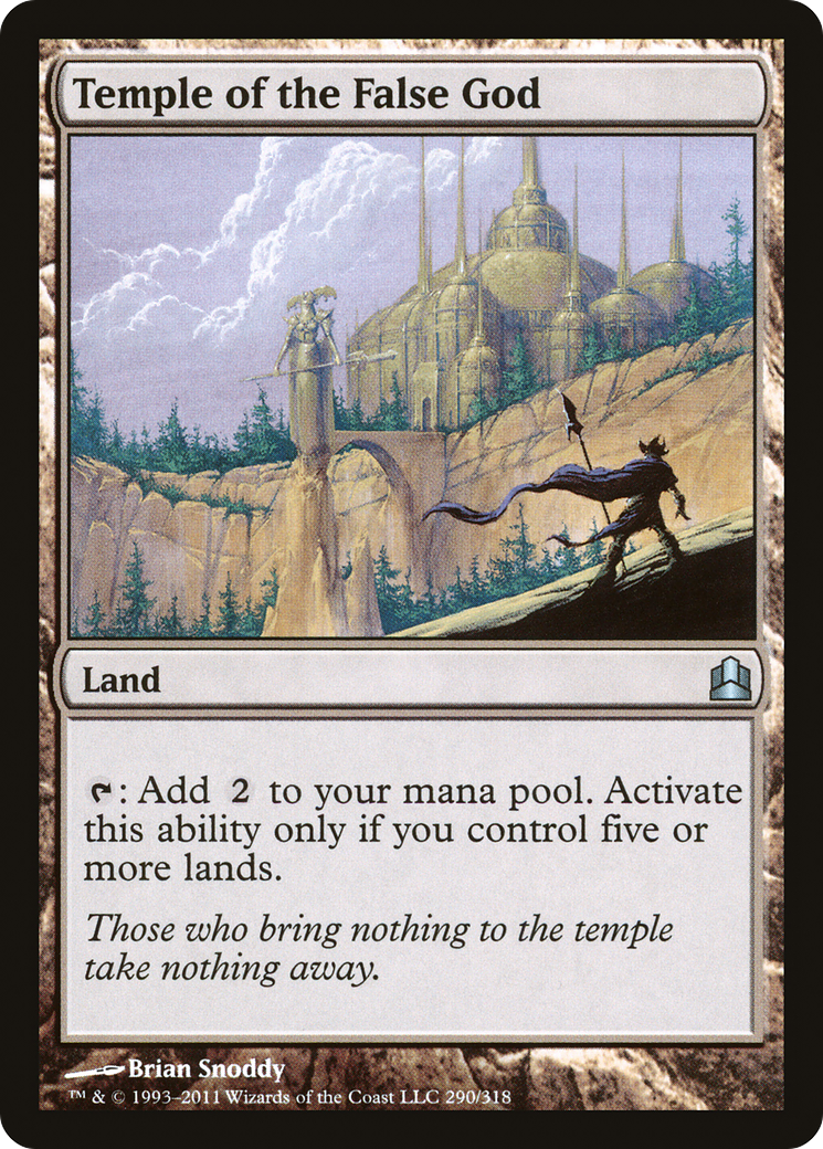 Temple of the False God (CMD-290)  - Commander 2011